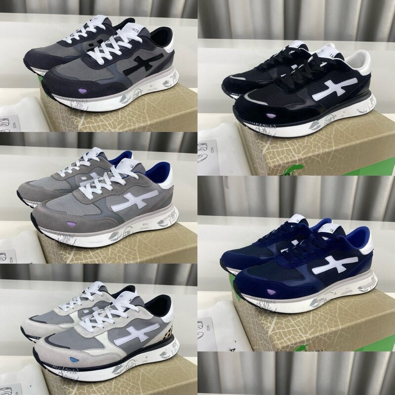 European Style Men's Trendy Shoes 2025 Autumn New High Luxury Genuine Leather Breathable Mesh Sports Running Casual Shoes for Men