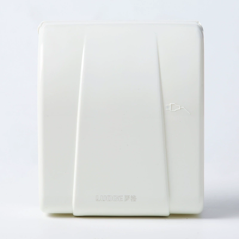 Luoge Wall Ultra-Thin Switch Panel - Lightweight, Multi-Config Electrical Socket Box with Light