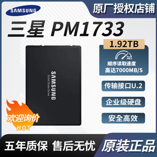 适用三星PM1733 1.92/3.84/7.68/15.36TB 企业级固态硬盘 U.2接口-阿里巴巴