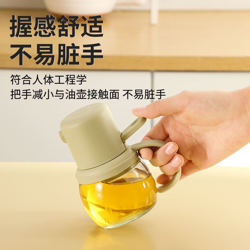 Botella de pulverización de aceite vidrio doméstico cocina pulverización de niebla aire freidora de grado alimenticio botella de pulverización de doble propósito botella de pulverización de aceite tanque de pulverización