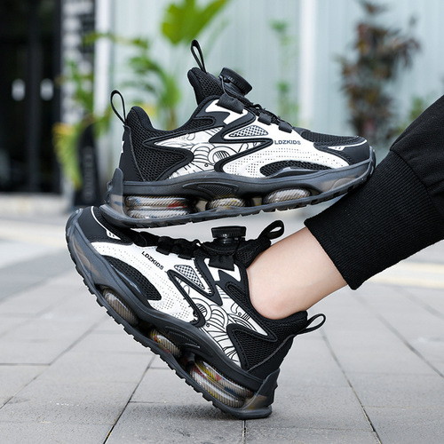 Children's Spring and Autumn Breathable Mesh Fashion Sports Shoes for Middle School Students Running Shoes Wholesale