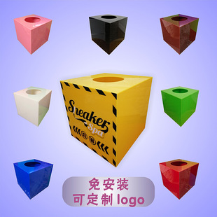 Acrylic Lottery Box Logo Pattern Lucky Fun Creative Cute Lottery Lottery Size