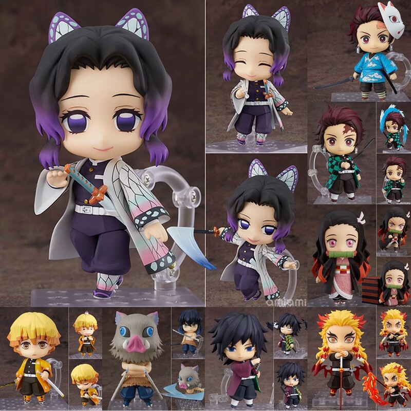 Demon Slayer: Kimetsu No Yaiba Tanjiro Nezuko Tokitoru Muichiro Kanroji Mitsuri Anime Figure Model Doll Gift