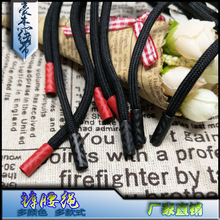 厂家直销 裤腰衣帽圆绳 个性运动裤抽绳 休闲衣帽绳带金属头