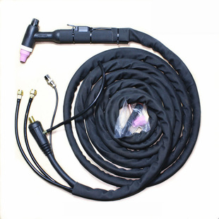 Manufacturers supply WP-12 water-cooled argon arc welding gun 500A quick plug interface water-cooled tungsten argon arc welding gun
