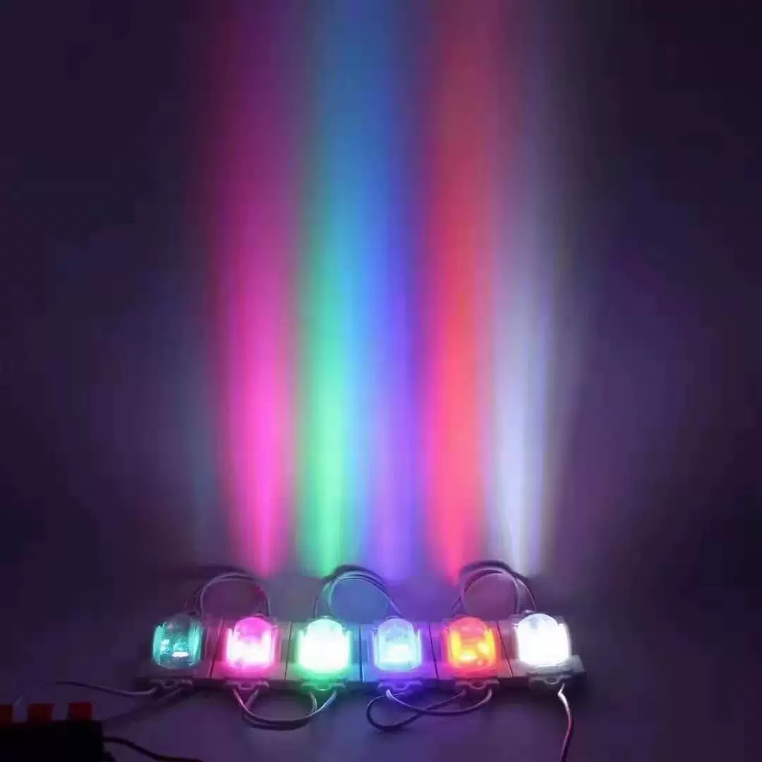 Светодиодный модуль литья под давлением RGB, автомобильная защита колесного арки, водонепроницаемая линза источника света, запчасти для авто, с подсветкой
