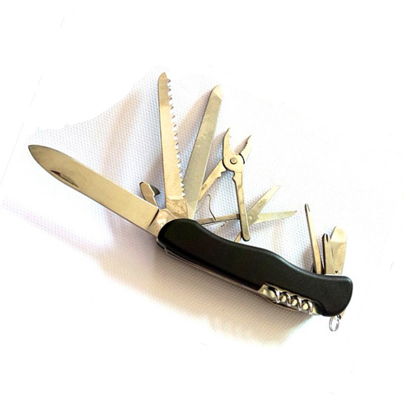 111mm Red/Black Multi-Functional Gift Military Knife Outdoor Life-Saving Tool Lightweight Multi-Purpose Multi-Purpose