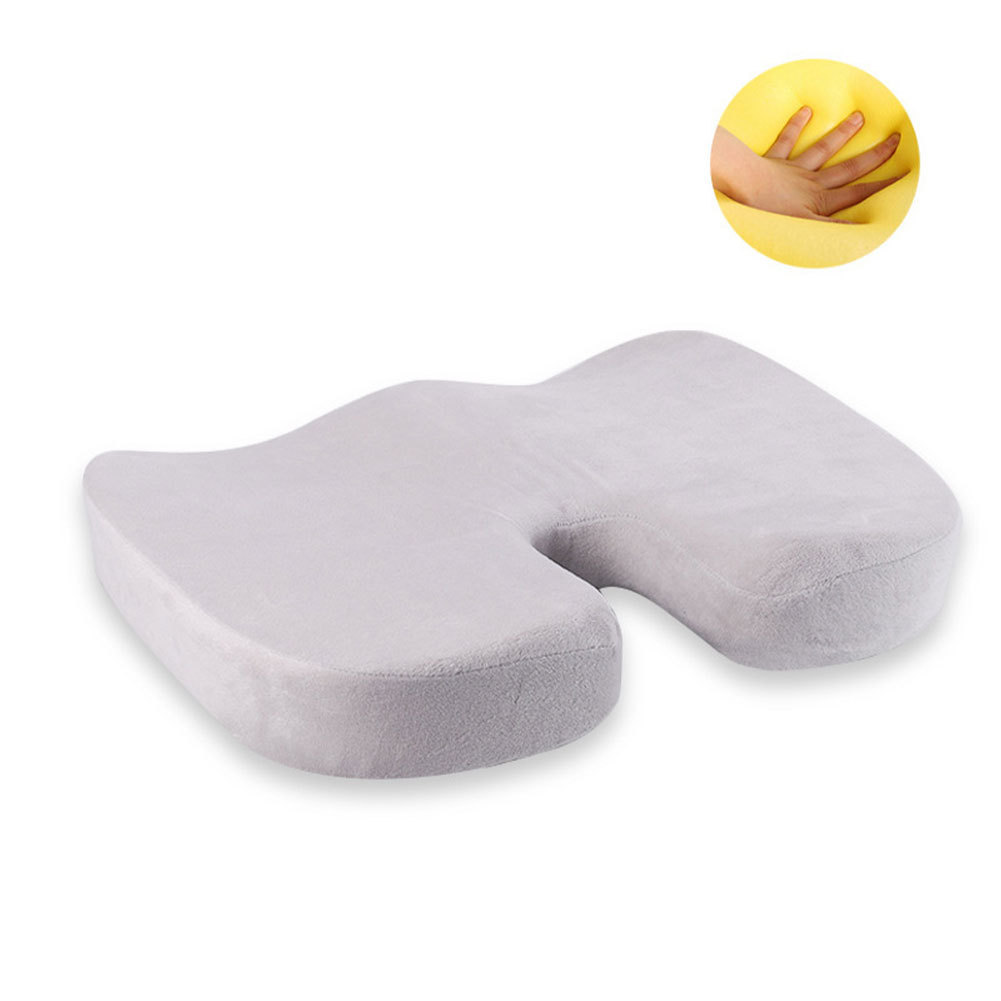 Cojín de espuma viscoelástica de rebote lento más vendido de Amazon, cojín para silla de oficina, cojín para asiento de coche