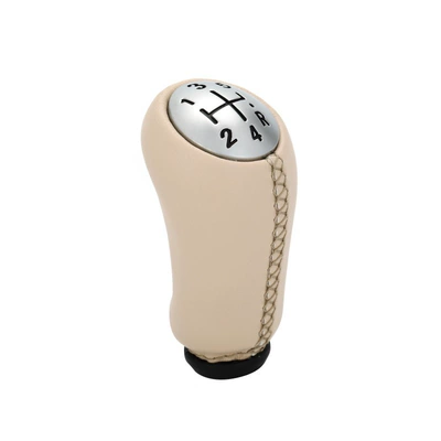 Suitable for Renault car shift handball clio modified beige matte gear head manual gear head accessories (Cab and accessories) - creamy-white-matte
