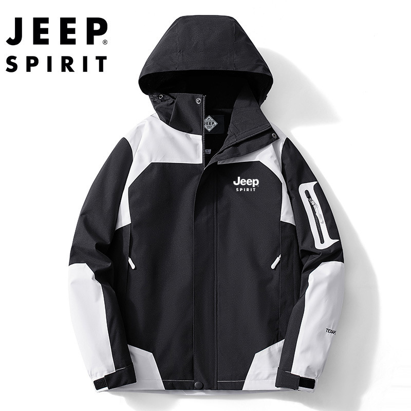 Windproof waterproof breathable cloth for men and women