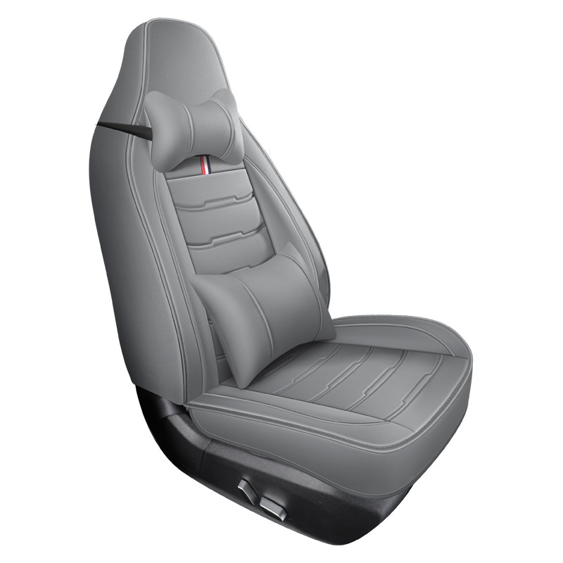 25 Years New All-Inclusive One-Piece Head Full Leather Car Seat Cushion Cover Four-Season Universal Seat Cushion Amazon Cross-Border Wholesale