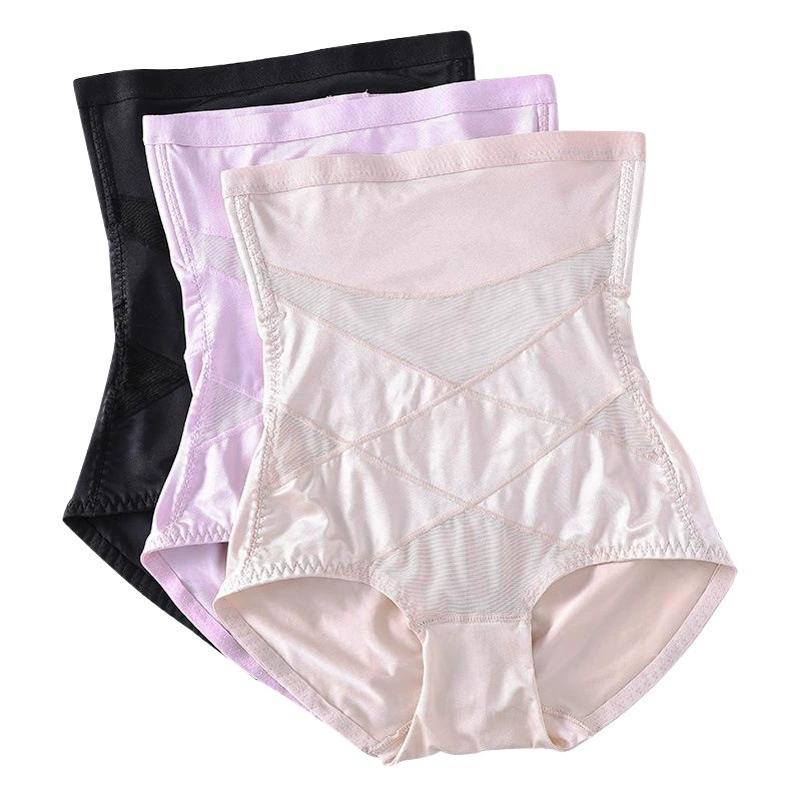 Тонкие брюки для живота из ледяного шелка с высокой талией, женские послеродовые штаны для коррекции бедер, формирующие тело, дужки, нижнее белье для коррекции фигуры оптом