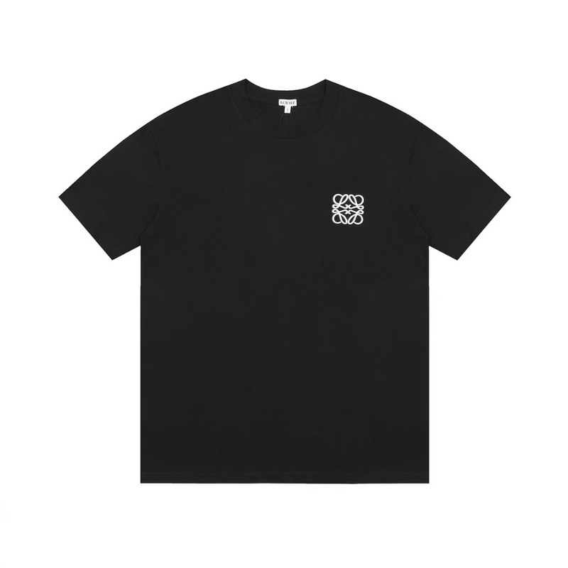 クロスボーダー羅家高品質刺繍ロゴゆるい半袖男女モデルカジュアルファッション百合tシャツ潮牌|undefined