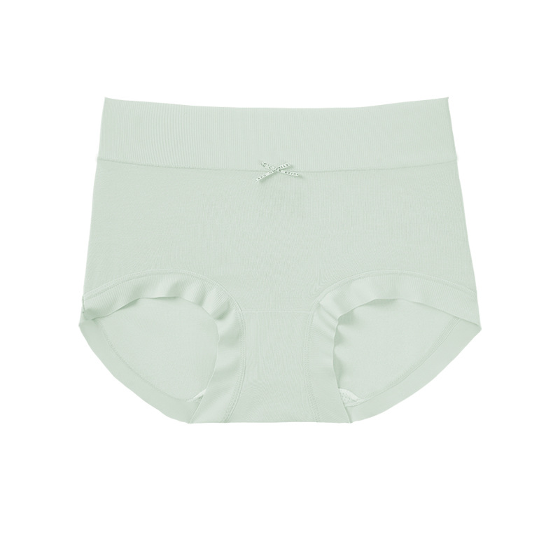 50 ropa interior modal de seda de morera de cintura alta 7A antibacteriana ropa interior modal de cintura alta para mujer ropa interior de talla grande refrescante