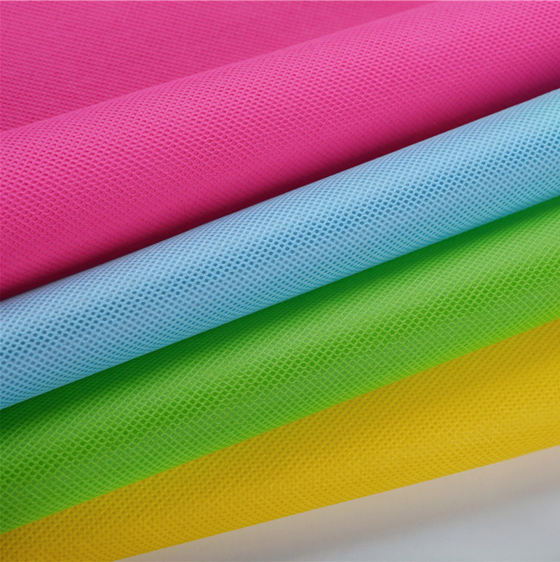 厂家全新颗粒纺粘pp无纺布收纳包装袋狗窝用80克彩色家居收纳加厚