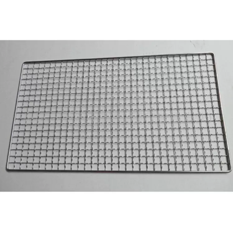 不锈钢烧烤网片批发 非标可定烤肉烤炉网加粗烧烤架网片长方形