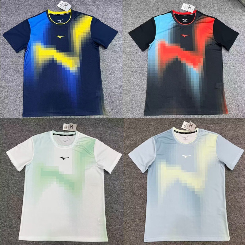 25 New Mizuno Jp Version Men's Badminton Tennis Sports Quick-Drying Sportswear Breathable Table Tennis Sportswear