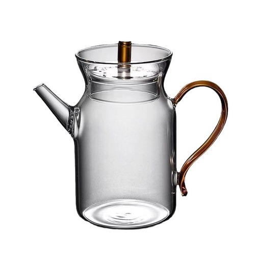 Imitation Song Dynasty high borosilicate glass teapot, high temperature resistant green tea small teapot, open fire electric ceramic stove, home office tea set