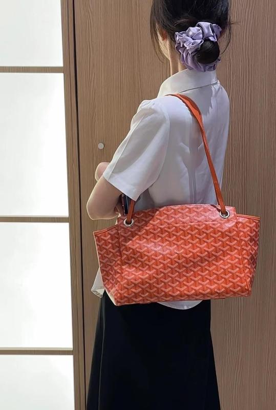 Goyard/戈雅Rouette老花满印通勤包单肩手提翻盖托特包tote腋下包|undefined