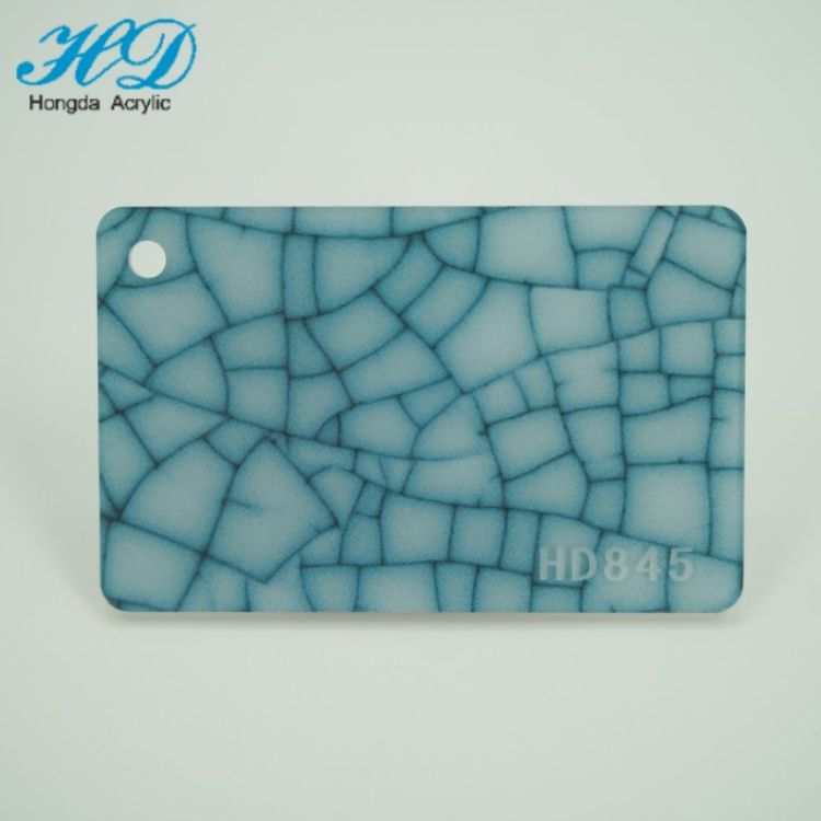 【厂家直销】特殊亚克力木纹板  仿裂瓷纹装饰优质PMMA有机玻璃板