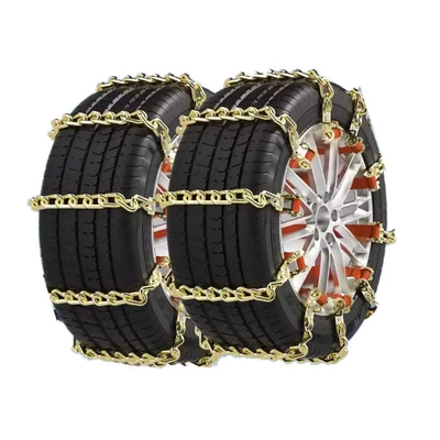 Car chains, sedan, pickup truck, SUV, off-road vehicle tire chains, van snow chains, anti-slip van tire chains (Tire snow chain) - universal-chain-165-265-tire-single-pack
