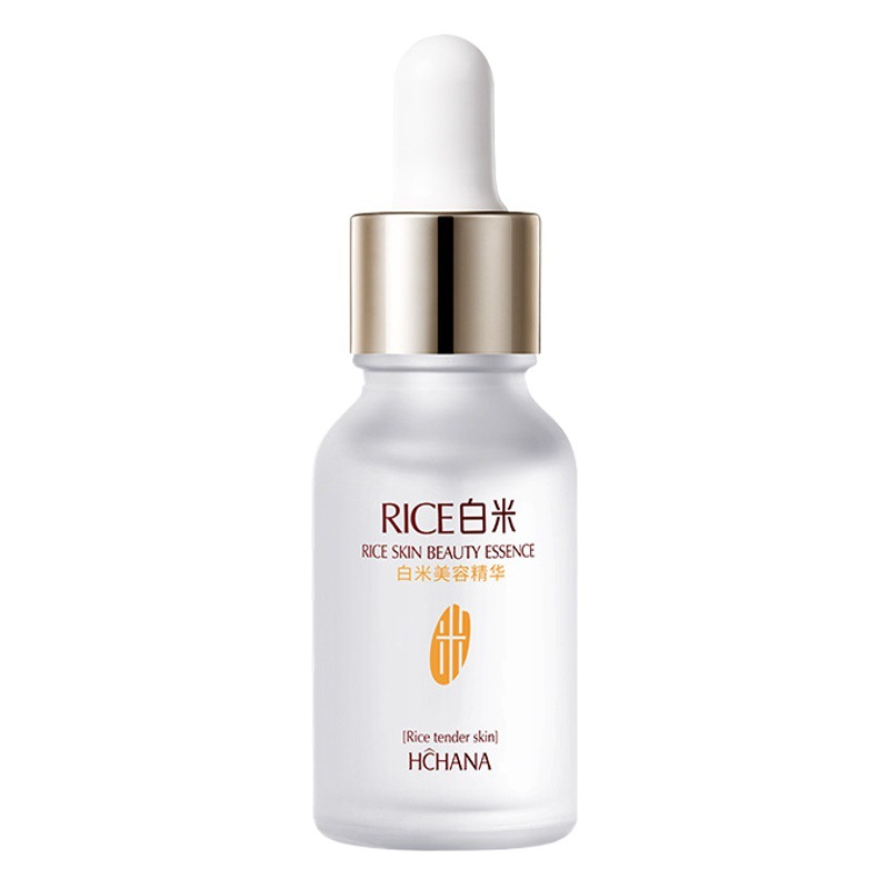 Esencia de Arroz Blanco Han Chan Transfronteriza de 15 ml, Producto para el Cuidado de la Piel Radiante y Rejuvenecedor, Hidratante y Humectante, Cuidado de la Piel para Mujeres, Venta al por Mayor de Fábrica de Comercio Exterior.