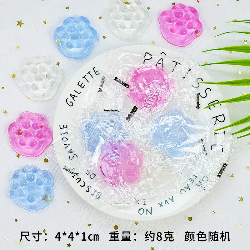 Игрушка-снэп ice cube — детский слайм-антистресс squishy, мягкий, случайный цвет
