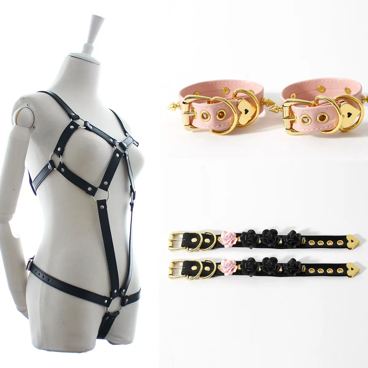 情趣反背手铐sm另类玩具道具捆绑束缚调教用具成人用品夫妻调教女