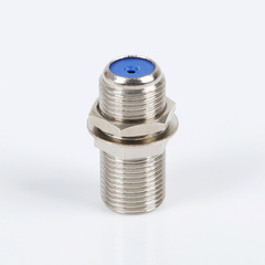 全銅加長F母轉母雙通 連接器快插擠壓英制F母直通 英制螺紋F頭F81