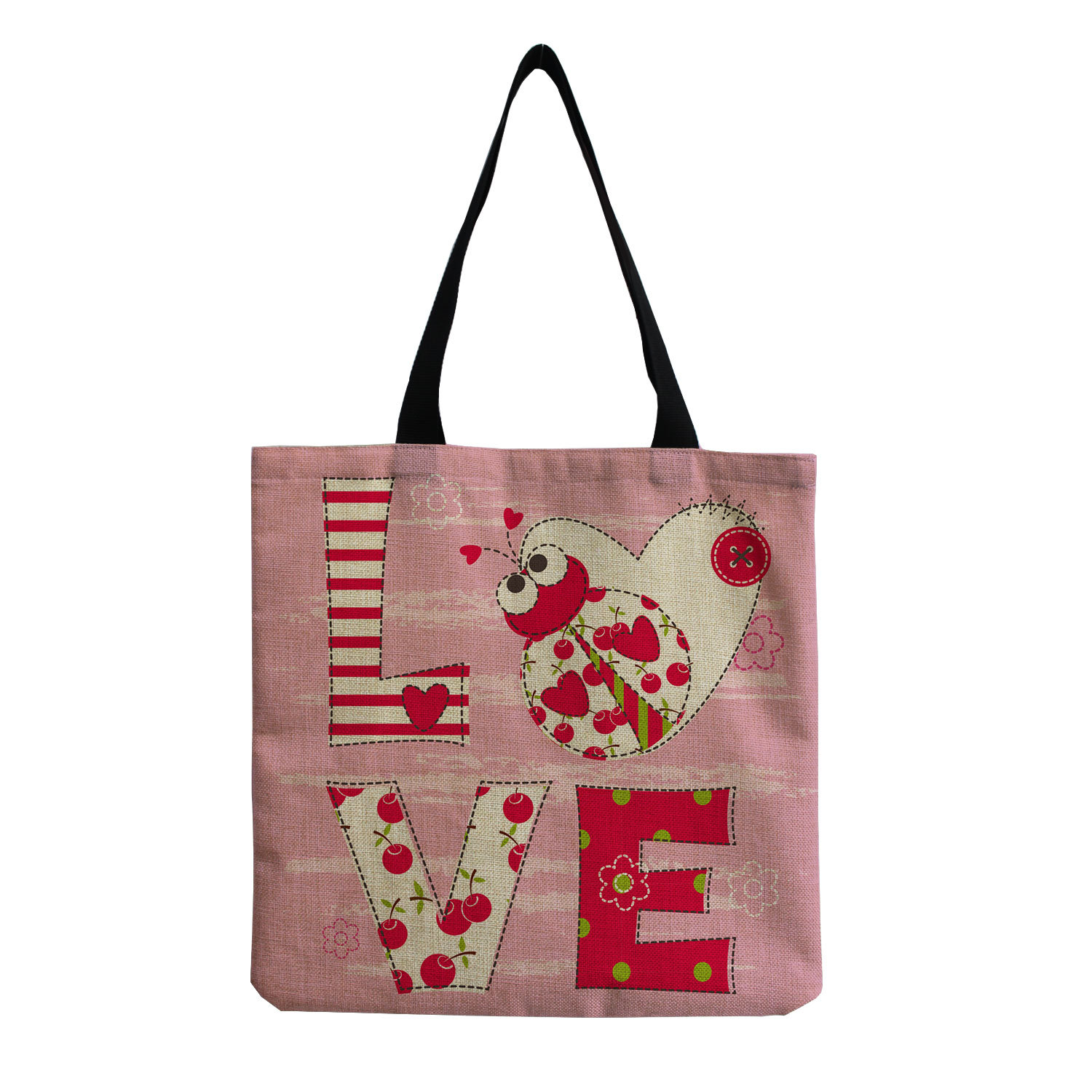 Mujeres Ropa De Calle Letra Fruta Flor Lino Bolsa De La Compra display picture 22