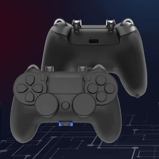 阿吉托摩 PS4手柄收纳盒保护包 PC硬壳透黑磨砂 硬壳防摔防尘