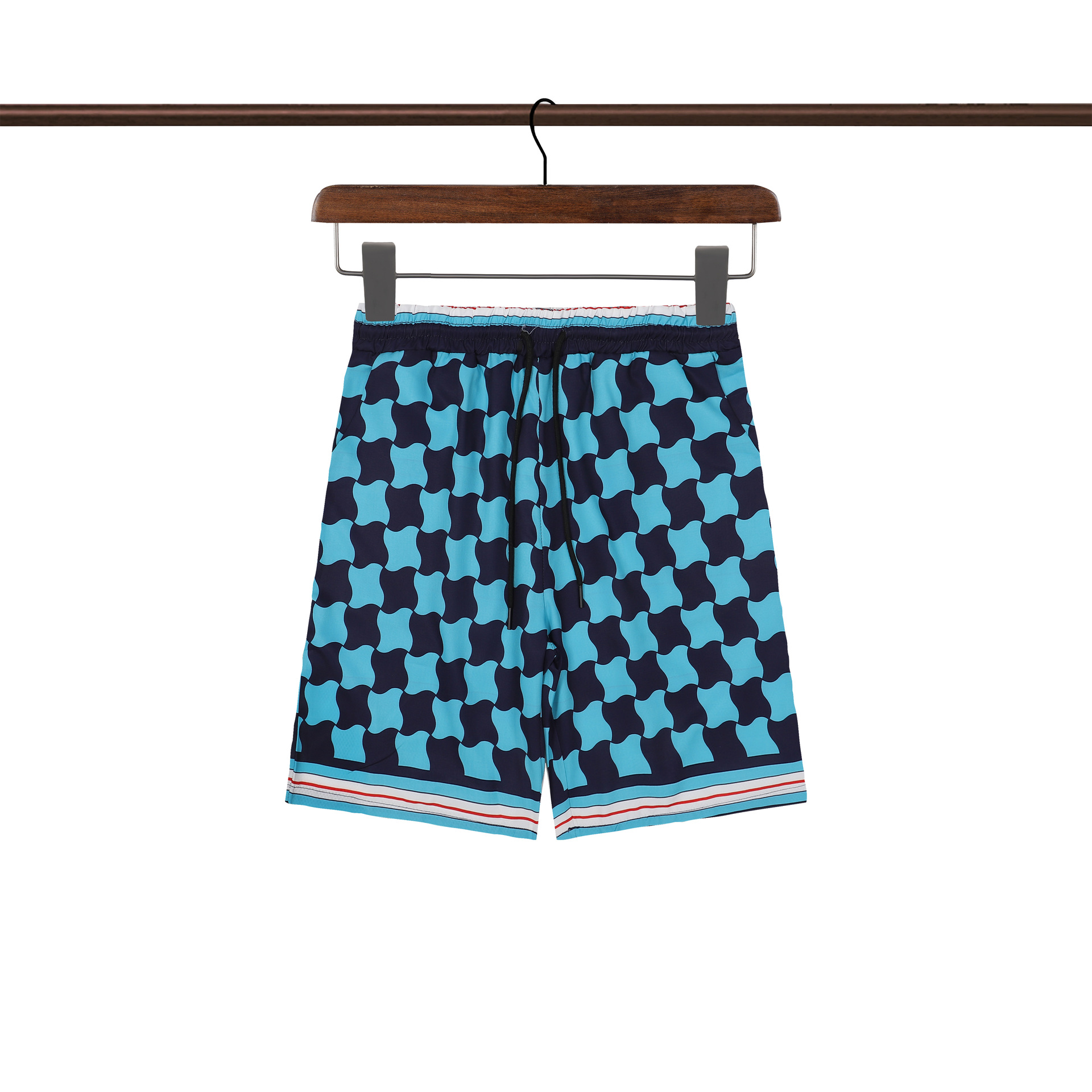 Casablanca Shorts Geometric Print Blue