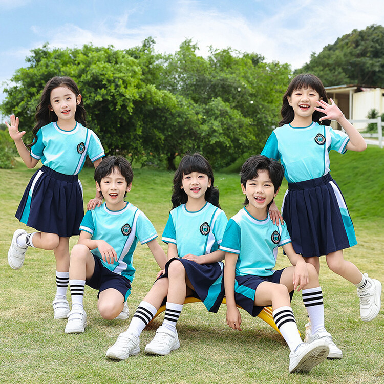 School uniforms, class uniforms, cheerleading uniforms, kindergarten uniforms, children's summer sets, June 1st performance costumes