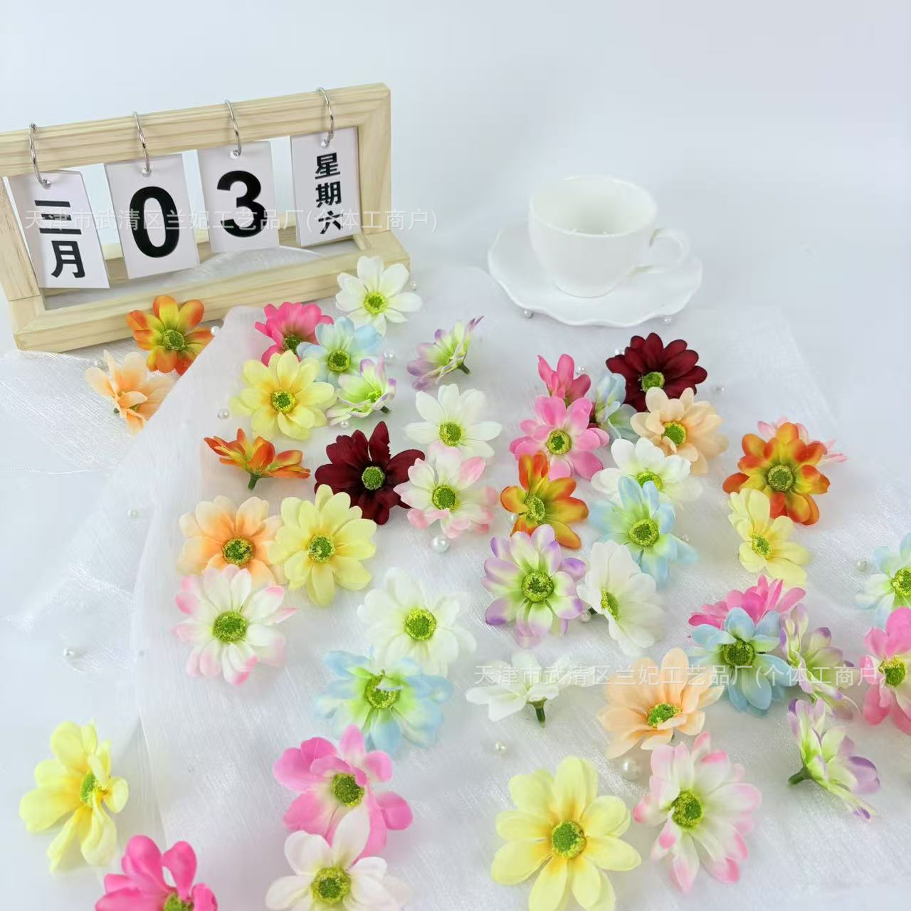 Flor de lila simulada, ropa de horquilla de bricolaje hecha a mano, accesorios de material de regalo, falda de baile, decoración de paraguas de flores, accesorios de fotografía