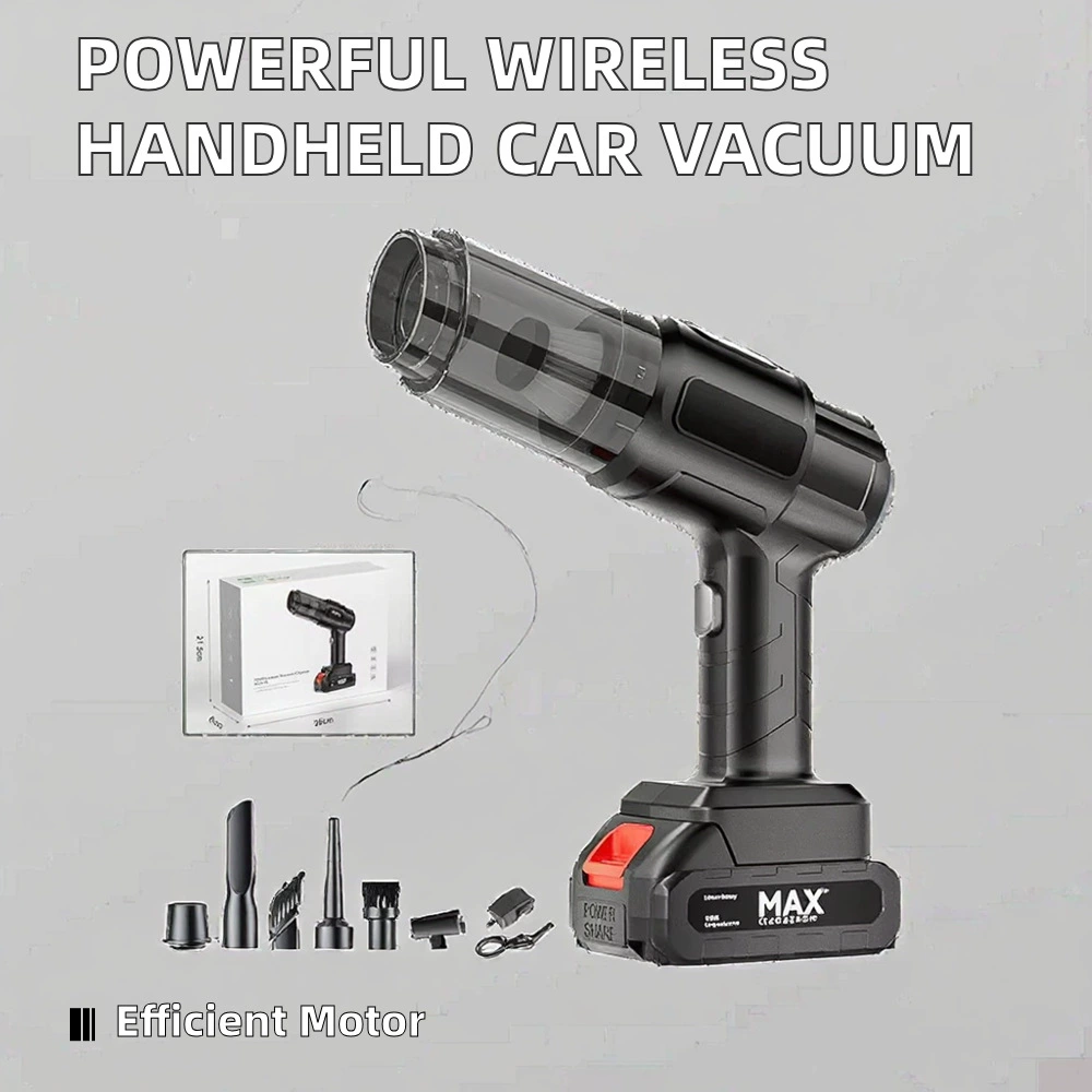 Handheld wireless vacuum cleaner charging, high power