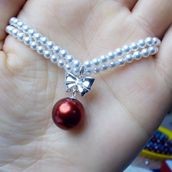 Retro pendant pearl