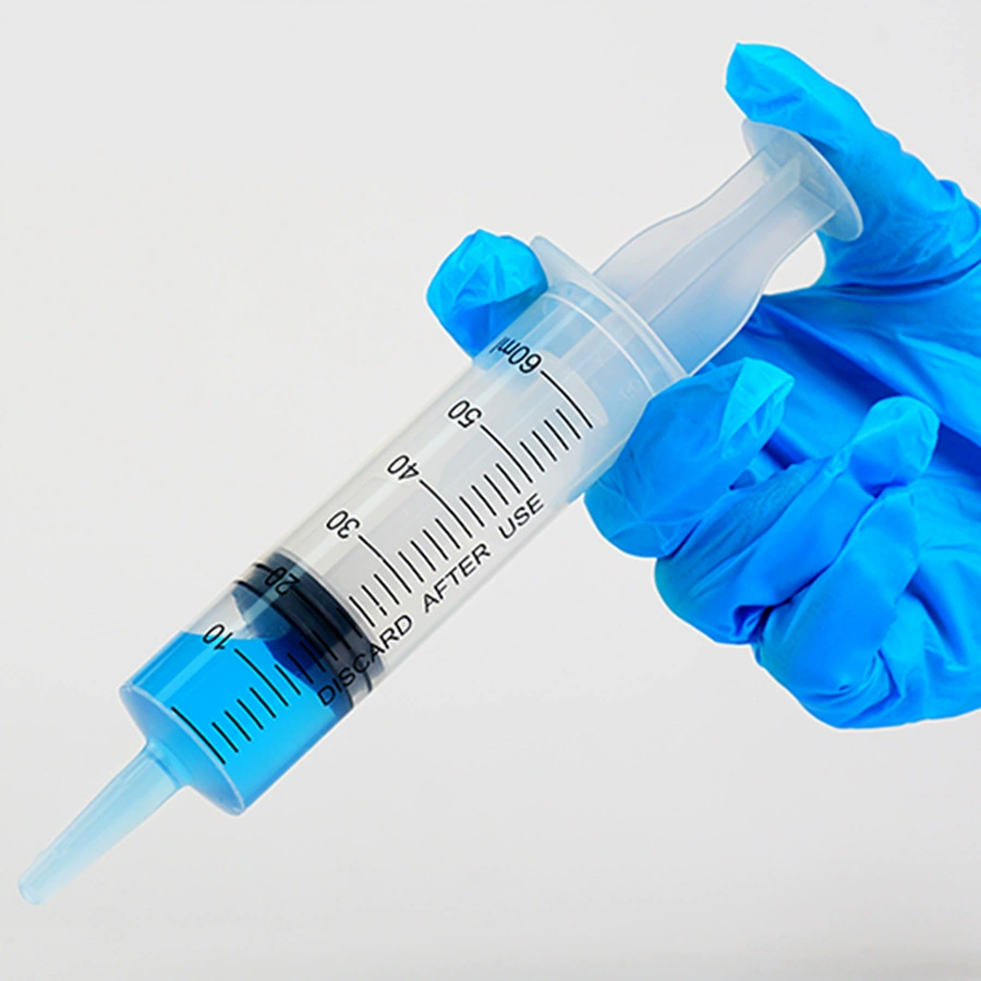 Cross-border spot large-mouthed veterinary syringe large-size straight-mouthed syringe pet feeding coarse syringe 1000ml