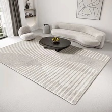 ins抽象莫兰迪地毯地垫艺术客厅沙发满铺地毯跨境小清新毛绒地毯