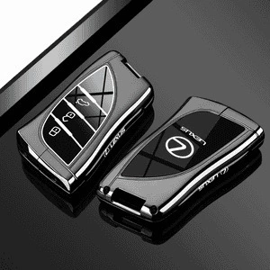 Applicable to Lexus, Car key bag - lexus-a-model-3-button-piano-black-single-shell