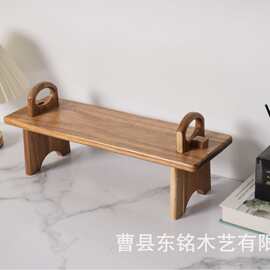 相思木甜品收纳架多功能厨房调味料整理架木制可拆卸水果储物架