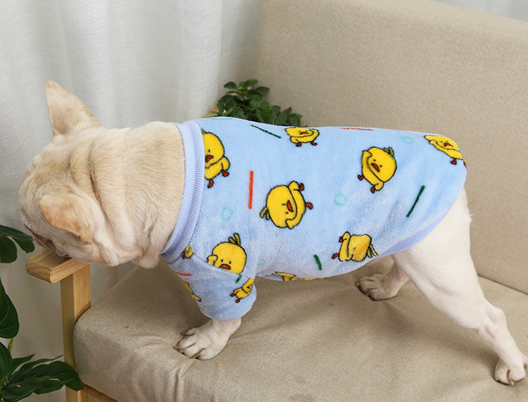 Christmas Elk Medium and Large Dog French Bulldog Puppy Autumn and Winter Pet Supplies Cat Two legged Fleece Clothes Teddy_voghion.com