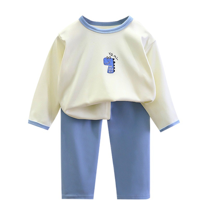 Conjunto de ropa interior para niños, ropa de casa para niños, pijamas de niña de nuevo estilo, ropa infantil cálida de otoño para bebés al por mayor
