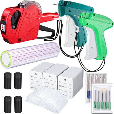 Garment Labeler Kit 5117pcs Clothing Price Tagging with Ink