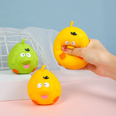 New Product Duck Pear Squeeze Fun TPR Stress Relief Pear Pressure Relief Gadget Soft Gel Pear Simulated Fruit Foreign Trade Toy Wholesale