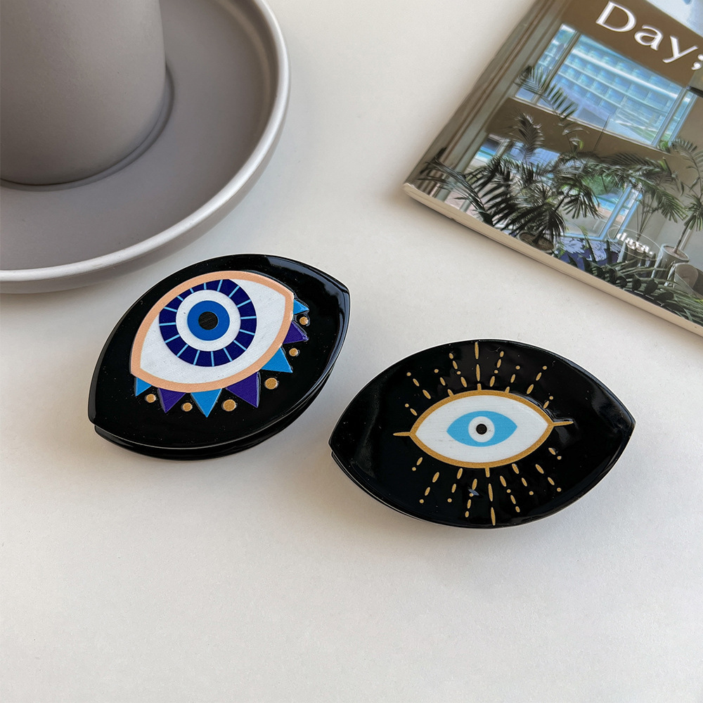 Devil's Lisa's Bright Eye Acetate Minimalist Style Shark Clip Women's Hair Accessory_voghion.com