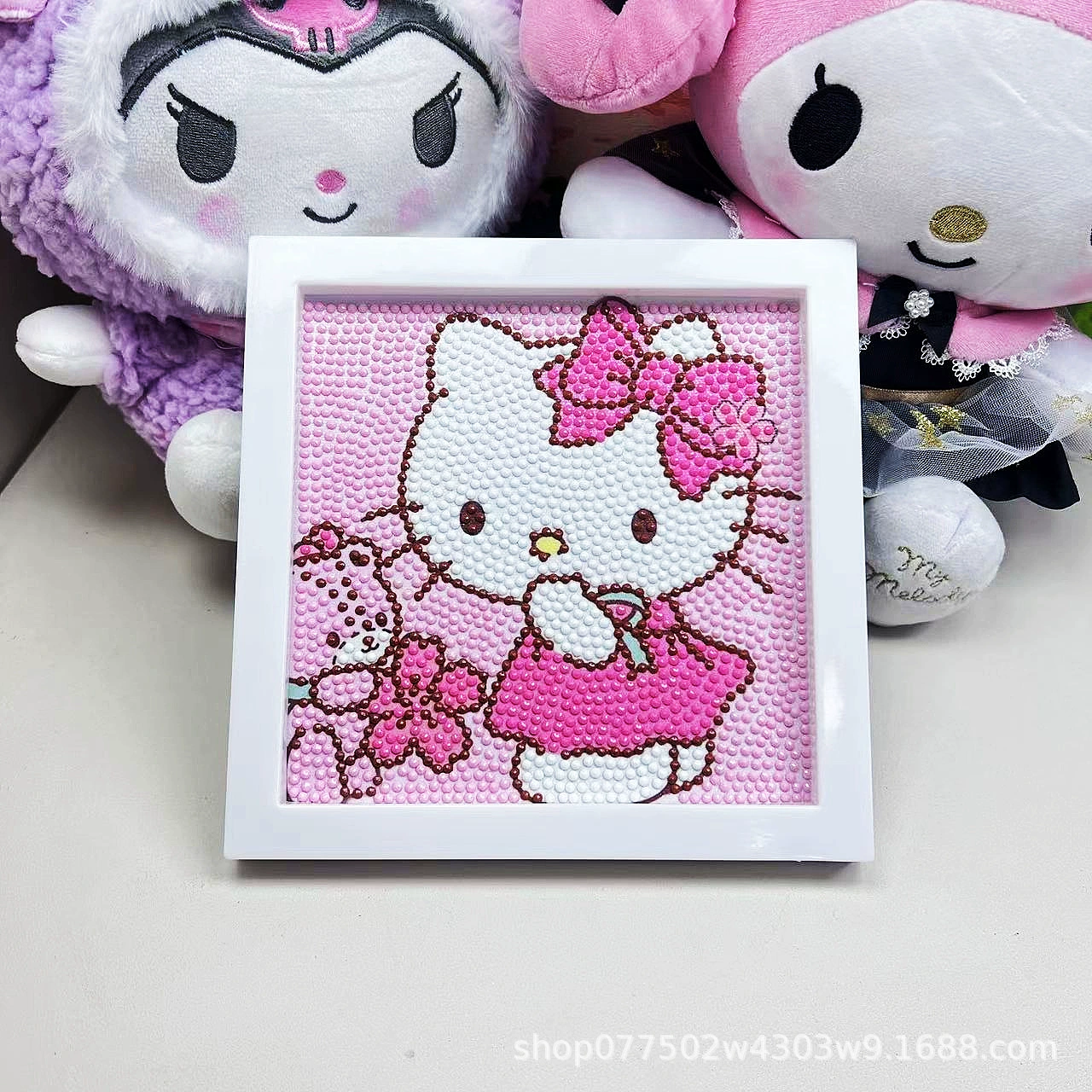 DIY-набор для алмазной мозаики 17×17 см, пластиковая рама, дизайн щенок, полный набор инструментов для кладки