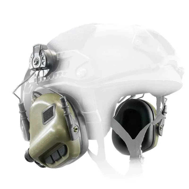 Тактические наушники EARMORM31H с электронным звукоснимателем и шумоподавлением, для шлема FAST, звукоизоляционные, для стрельбы, защита слуха, антишумовые