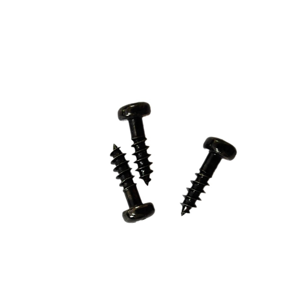 厂家不锈钢铁圆头十字自攻半牙防脱落自攻螺丝电池壳螺钉M4*14PA