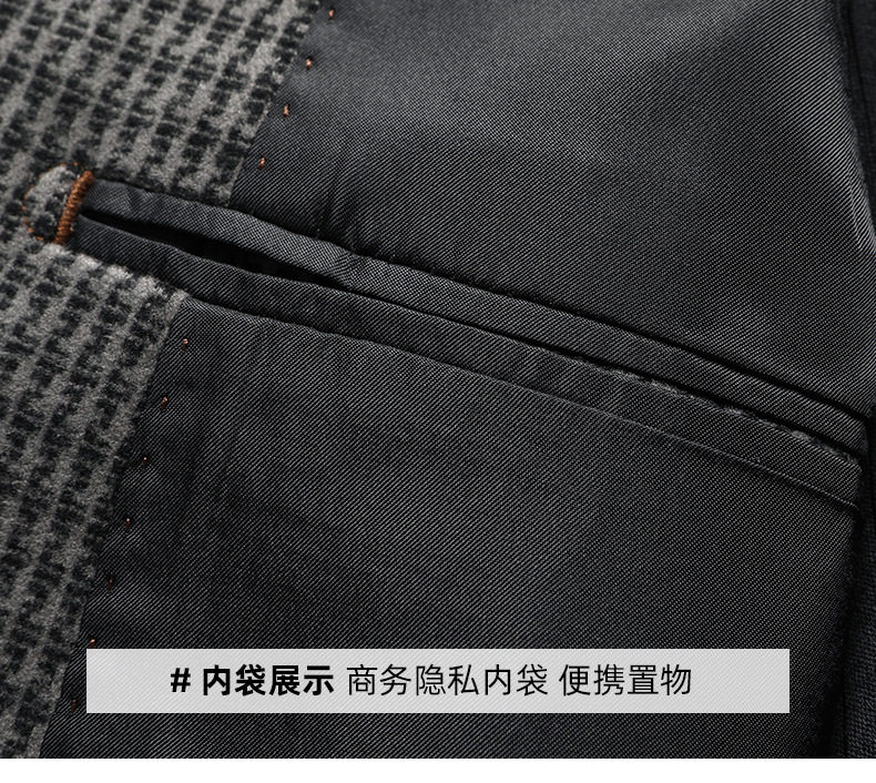 Áo vest nam dệt kim chống nhăn dáng ôm kiểu công sở mùa thu đông — 3308 Cao bồi xanh, 3320 màu nâu, 3352 Tro Sâu, 5553 xám mỏng chi tiết 24