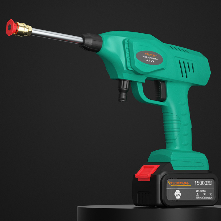 家用便携式洗车水枪无线高压锂电水枪园林浇花喷洒水枪